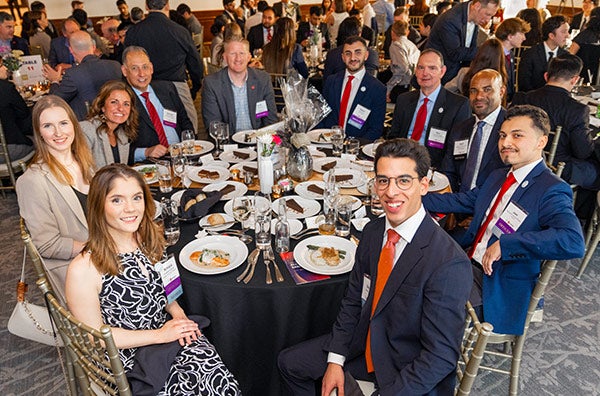 Table photo from UIC Business's 51st Annual Accounting Banquet