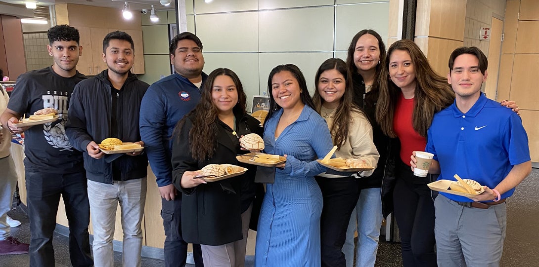 Association of Latino Professionals for America (ALPFA) celebrating Día de Muertos.