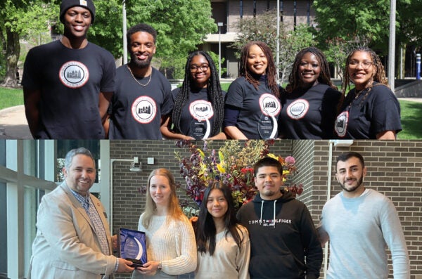 Grid showing photos of the 2024 Student Organization Award Recipients